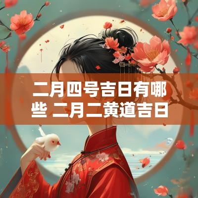 二月四号吉日有哪些 二月二黄道吉日