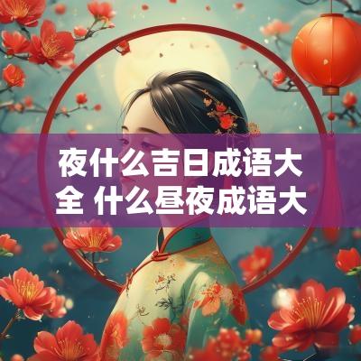 夜什么吉日成语大全 什么昼夜成语大全