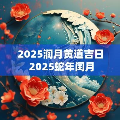 2025润月黄道吉日 2025蛇年闰月