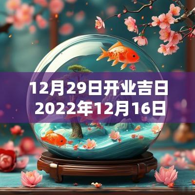 12月29日开业吉日 2025年12月16日开业吉日