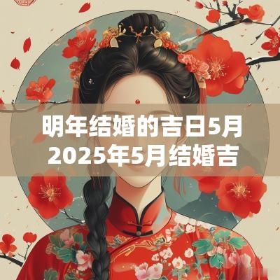 明年结婚的吉日5月 2025年5月结婚吉日