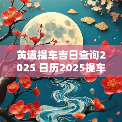黄道提车吉日查询2025 日历2025提车吉日查询