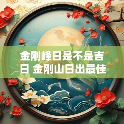 金刚峰日是不是吉日 金刚山日出最佳时间