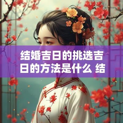 结婚吉日的挑选吉日的方法是什么 结婚吉日由来和如何挑选吉日