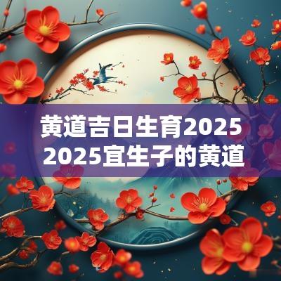 黄道吉日生育2025 2025宜生子的黄道吉日