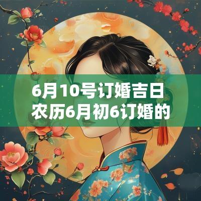 6月10号订婚吉日 农历6月初6订婚的好日子