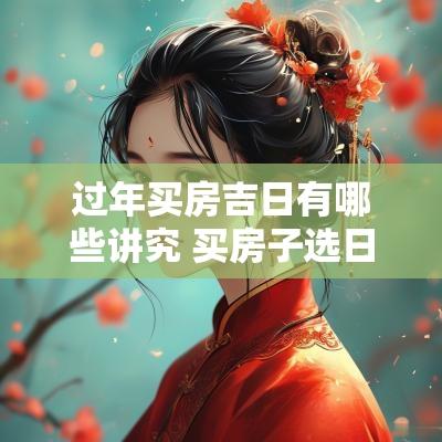 过年买房吉日有哪些讲究 买房子选日子的忌讳