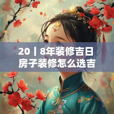 20丨8年装修吉日 房子装修怎么选吉日