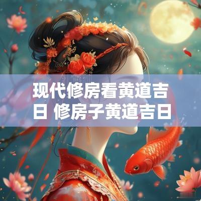 现代修房看黄道吉日 修房子黄道吉日一览表