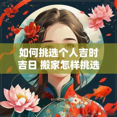 如何挑选个人吉时吉日 搬家怎样挑选吉日吉时呢