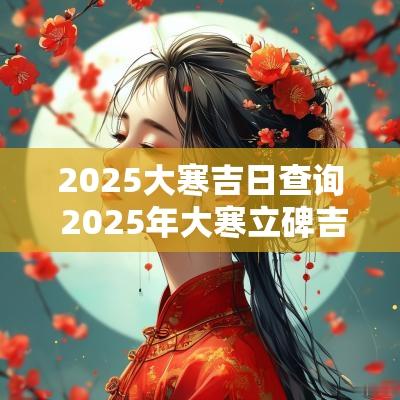 2025大寒吉日查询 2025年大寒立碑吉日