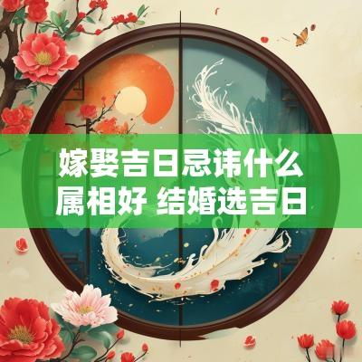 嫁娶吉日忌讳什么属相好 结婚选吉日属相要避开哪些