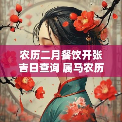 农历二月餐饮开张吉日查询 属马农历二月开张吉日