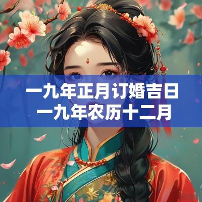 一九年正月订婚吉日 一九年农历十二月入宅吉日