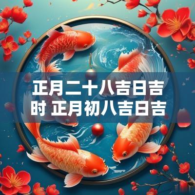 正月二十八吉日吉时 正月初八吉日吉时