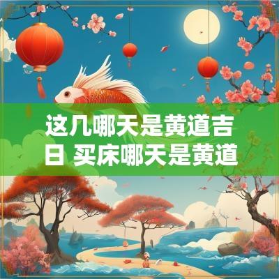 这几哪天是黄道吉日 买床哪天是黄道吉日