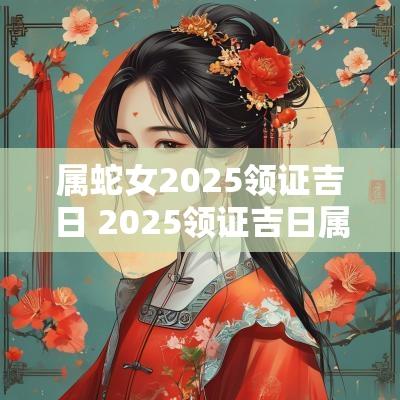 属蛇女2025领证吉日 2025领证吉日属蛇