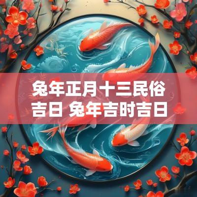 蛇年正月十三民俗吉日 蛇年吉时吉日查询大全