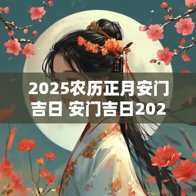 2025农历正月安门吉日 安门吉日2025年农历正月