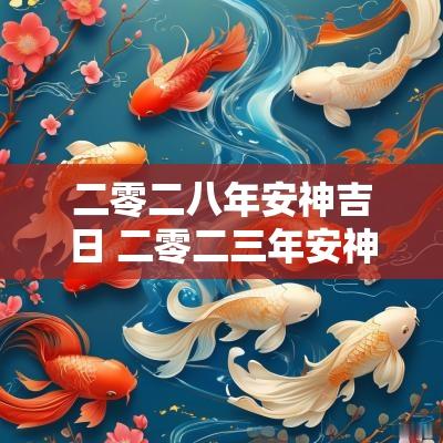 二零二八年安神吉日 二零二三年安神吉日