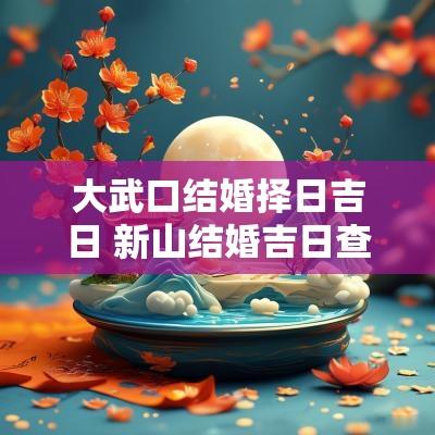 大武口结婚择日吉日 新山结婚吉日查询最新