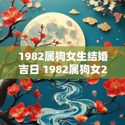 1982属狗女生结婚吉日 1982属狗女24年婚姻