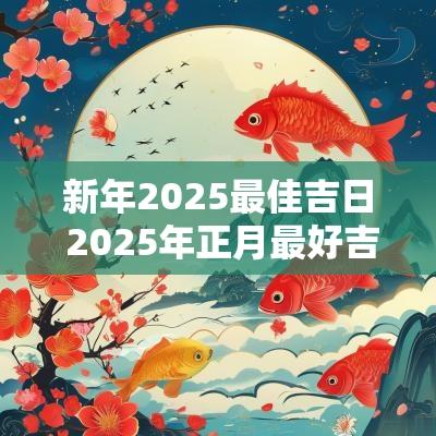 新年2025最佳吉日 2025年正月最好吉日是哪天 新年2025最佳吉日 2025年正月最好吉日是哪天