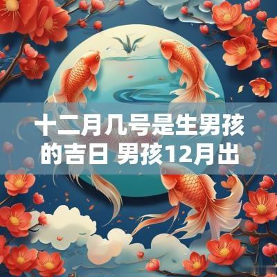 十二月几号是生男孩的吉日 男孩12月出生日期逢几最好