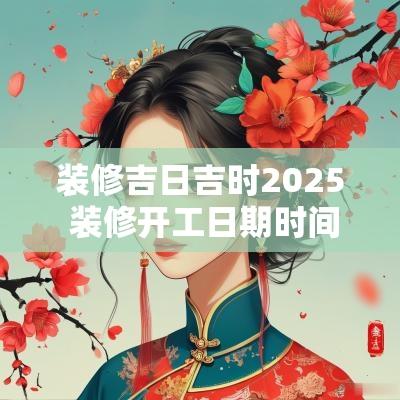 装修吉日吉时2025 装修开工日期时间吉日