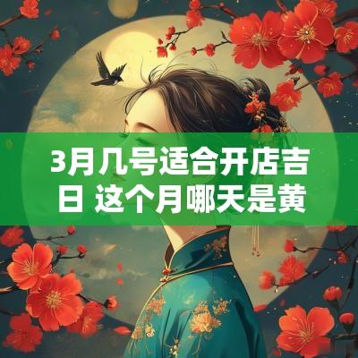 3月几号适合开店吉日 这个月哪天是黄道吉日适合开店