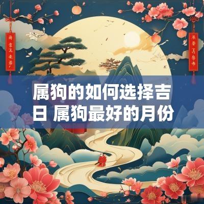 属狗的如何选择吉日 属狗最好的月份和时辰搭配