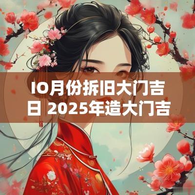 IO月份拆旧大门吉日 2025年造大门吉日