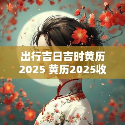 出行吉日吉时黄历2025 黄历2025收账吉日查询