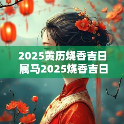 2025黄历烧香吉日 属马2025烧香吉日