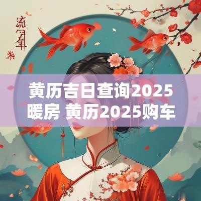 黄历吉日查询2025暖房 黄历2025购车吉日查询