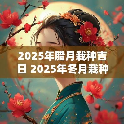 2025年腊月栽种吉日 2025年冬月栽种吉日