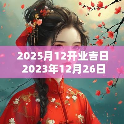 2025月12开业吉日 2025年12月26日开业吉日