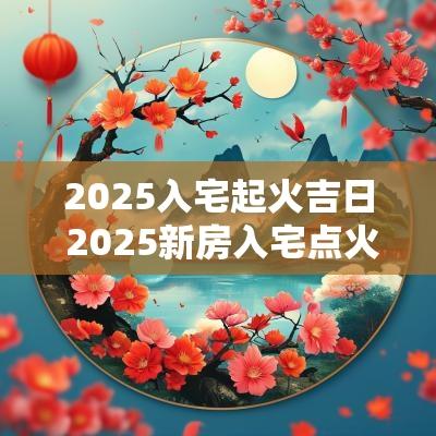 2025入宅起火吉日 2025新房入宅点火吉日