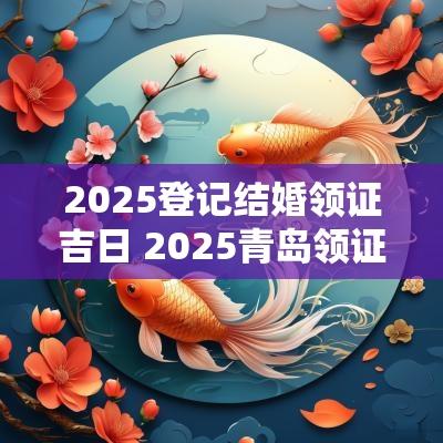 2025登记结婚领证吉日 2025青岛领证吉日查询