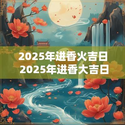 2025年进香火吉日 2025年进香大吉日子