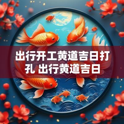 出行开工黄道吉日打孔 出行黄道吉日