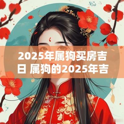 2025年属狗买房吉日 属狗的2025年吉日