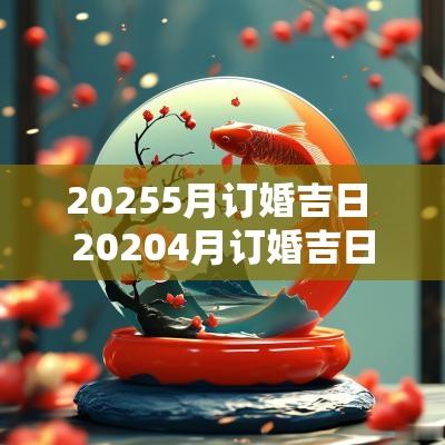 20255月订婚吉日 20254月订婚吉日