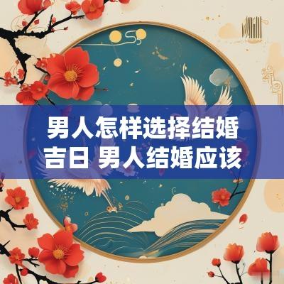 男人怎样选择结婚吉日 男人结婚应该怎么选择女人