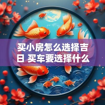 买小房怎么选择吉日 买车要选择什么吉日