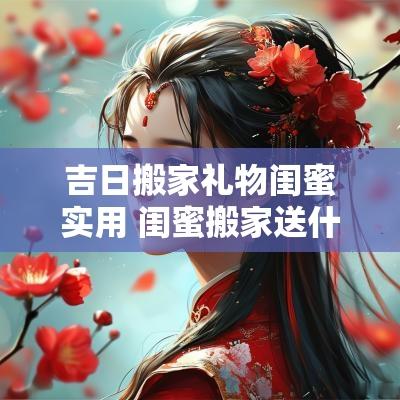吉日搬家礼物闺蜜实用 闺蜜搬家送什么礼物寓意好
