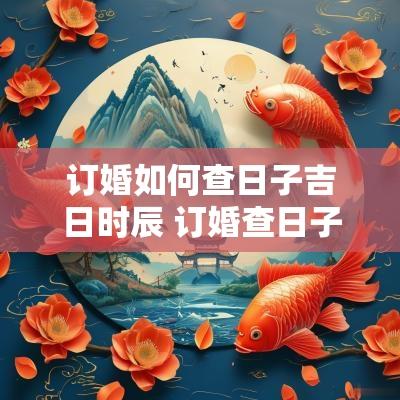 订婚如何查日子吉日时辰 订婚查日子怎么查