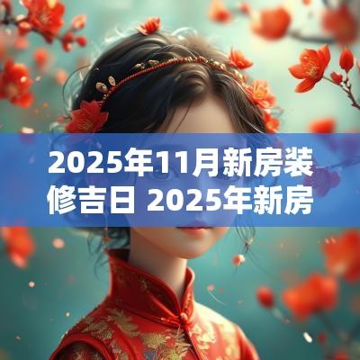 2025年11月新房装修吉日 2025年新房装修择吉日