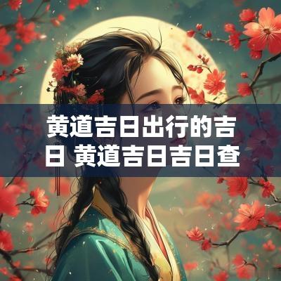 黄道吉日出行的吉日 黄道吉日吉日查询表