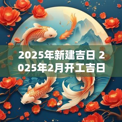 2025年新建吉日 2025年2月开工吉日